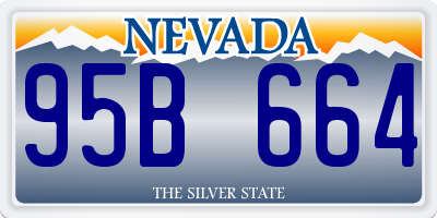 NV license plate 95B664