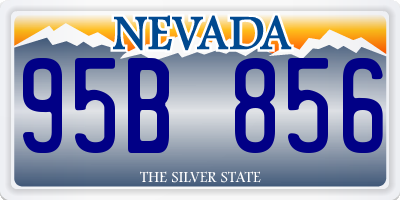 NV license plate 95B856