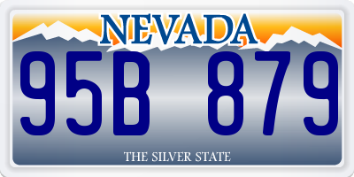 NV license plate 95B879