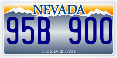 NV license plate 95B900