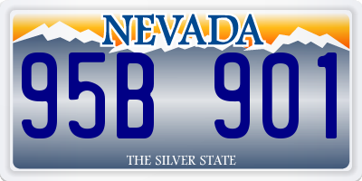 NV license plate 95B901