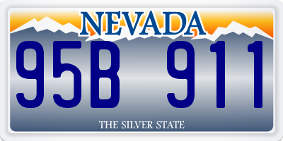 NV license plate 95B911
