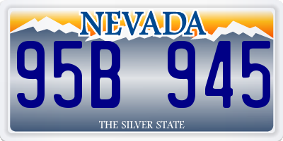 NV license plate 95B945