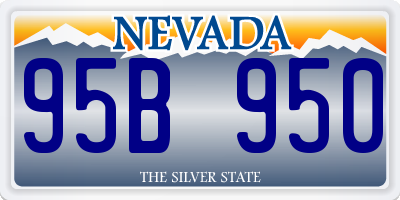 NV license plate 95B950