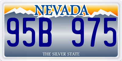 NV license plate 95B975