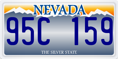 NV license plate 95C159