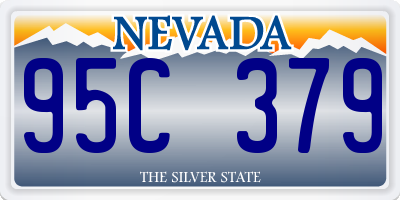 NV license plate 95C379