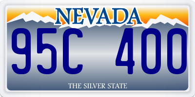 NV license plate 95C400