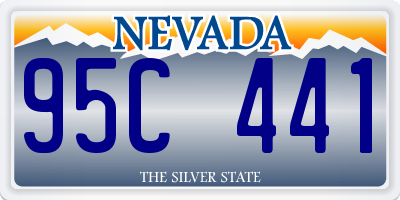 NV license plate 95C441