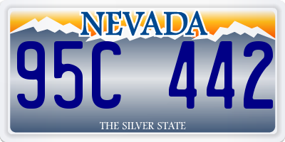 NV license plate 95C442