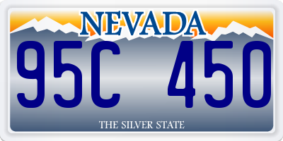 NV license plate 95C450