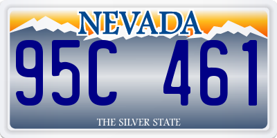 NV license plate 95C461