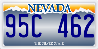 NV license plate 95C462