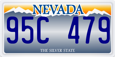 NV license plate 95C479