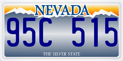 NV license plate 95C515