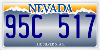 NV license plate 95C517