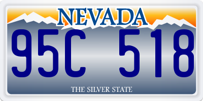 NV license plate 95C518