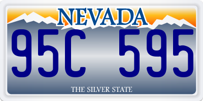 NV license plate 95C595