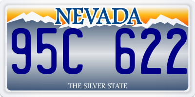 NV license plate 95C622