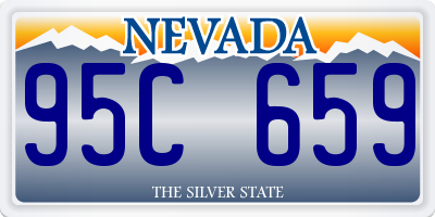 NV license plate 95C659