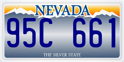 NV license plate 95C661