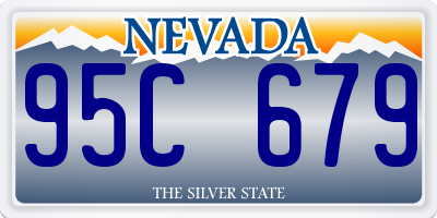 NV license plate 95C679