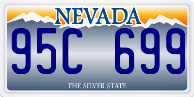 NV license plate 95C699