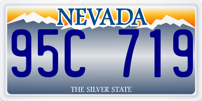 NV license plate 95C719