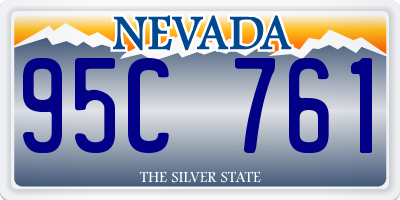 NV license plate 95C761