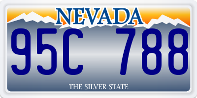 NV license plate 95C788