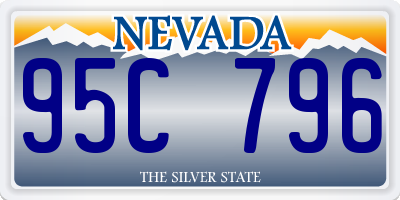 NV license plate 95C796