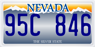 NV license plate 95C846