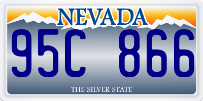 NV license plate 95C866