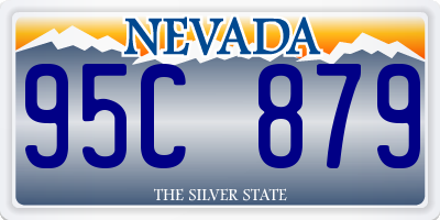NV license plate 95C879