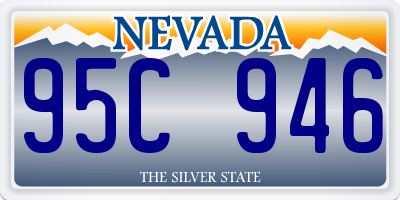 NV license plate 95C946