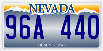 NV license plate 96A440