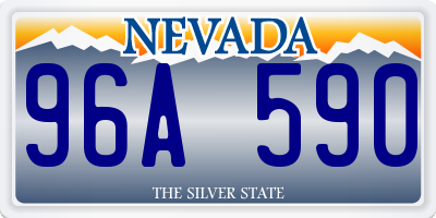 NV license plate 96A590