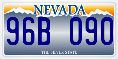 NV license plate 96B090