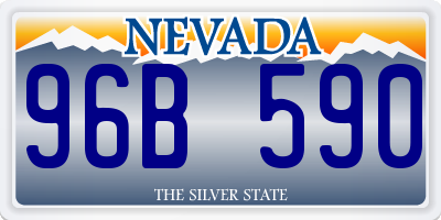 NV license plate 96B590