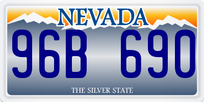 NV license plate 96B690