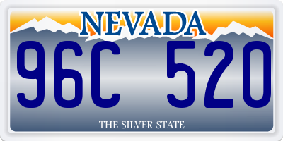 NV license plate 96C520