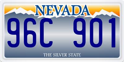 NV license plate 96C901