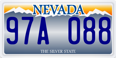 NV license plate 97A088
