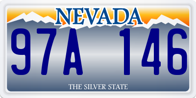 NV license plate 97A146