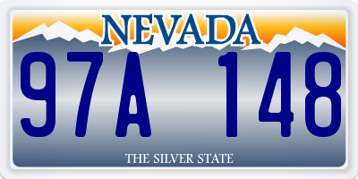 NV license plate 97A148