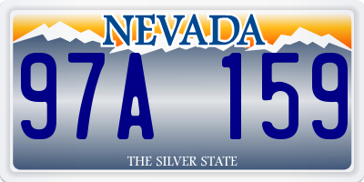 NV license plate 97A159
