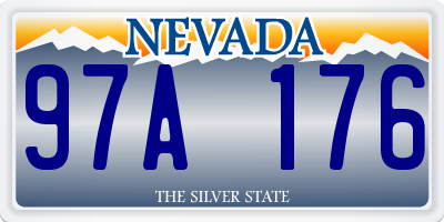 NV license plate 97A176