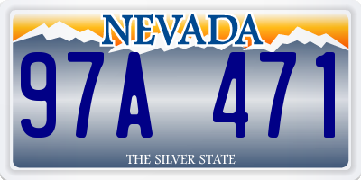 NV license plate 97A471