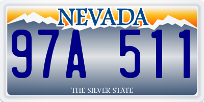 NV license plate 97A511