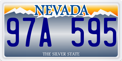NV license plate 97A595